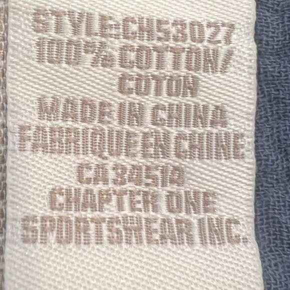 Jules & Leopold Blue Elastic Puff Sleeve Cropped Top Cute & Comfy 100% cotton 1X - Picture 6 of 10